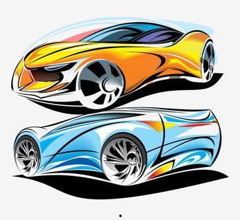 跑车漫画图,跑车漫画图中的速度传奇